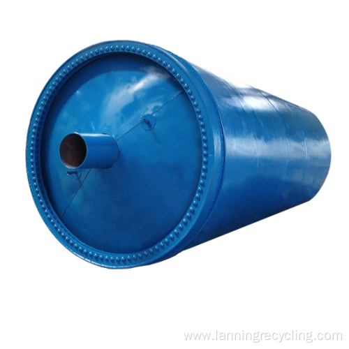 Lanning pyrolysis to fuel equipment